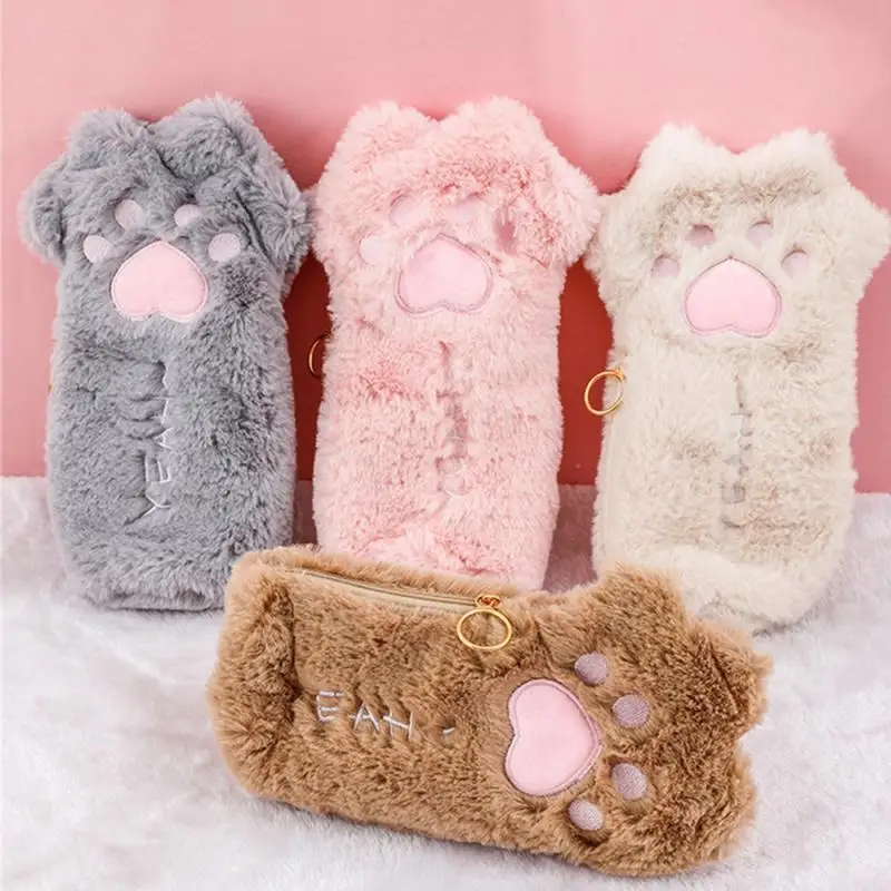 1 ~ 10 шт. Kawaii милый мультфильм кошачья лапа ручка-карандаш школьные канцелярские принадлежности косметичка косметичка Kawaii