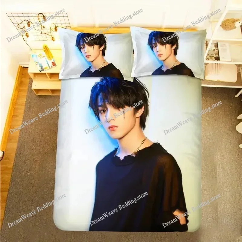 Chinese actors TNT Liu Yaowen Bedding Set Duvet Cover 3d Bedding Fashion Design Decoration King Duvet Cover Set Double Bed Set