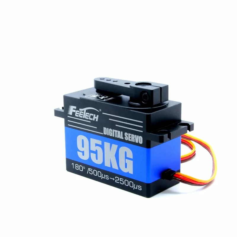 

100kg-cm 95kg Torque Ultra Heavy Giant Scale Digital HV Brushless Servo for RC Industrial Equipment HB200T