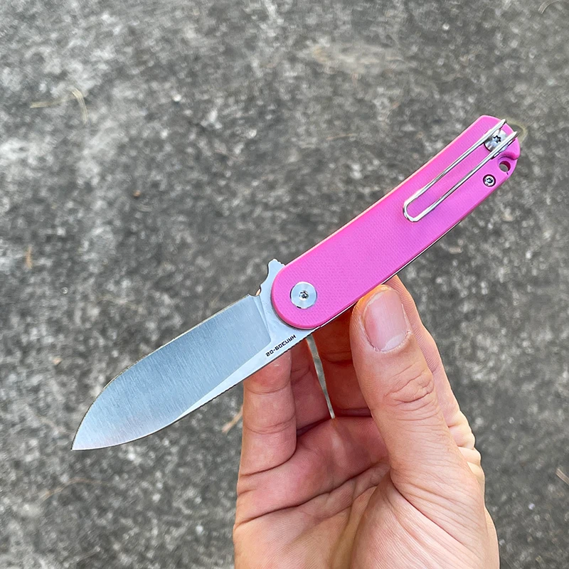 Складной нож SHOOZIZ D2, сталь G10, метр, ручка Kata, складной нож, уличный карманный нож EDC HAN309