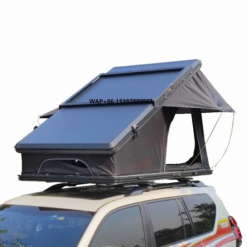 OEM Outdoor 3-4 Person Waterproof 4x4 Off-road SUV Rooftop Tent Travelling Foldable Car Truck Camping Hard Shell Roof Top Tent