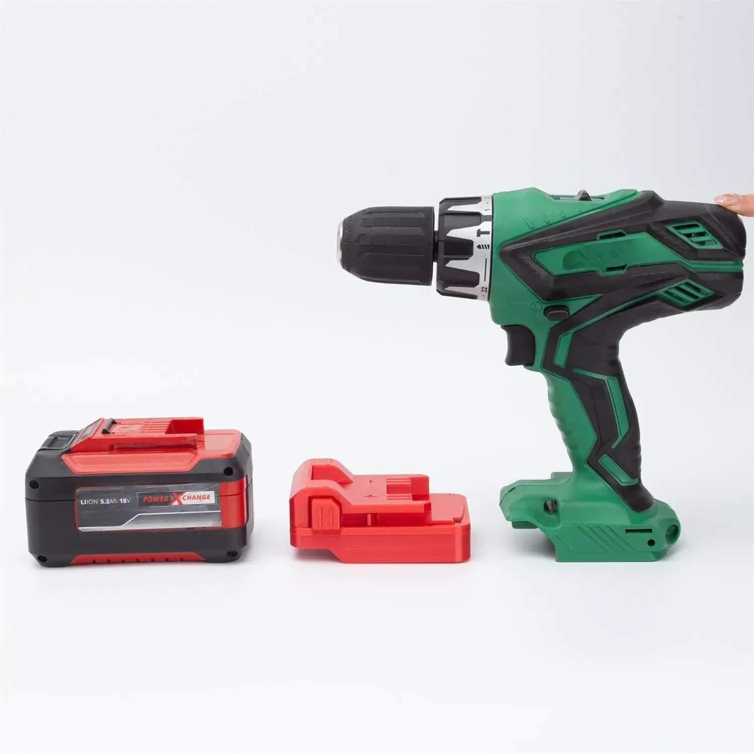 The Adapter for OZITO/Einhell LI-Ion Battery Is Converted To Hitachi  Cordless Electric Drill Power Tool Accessories