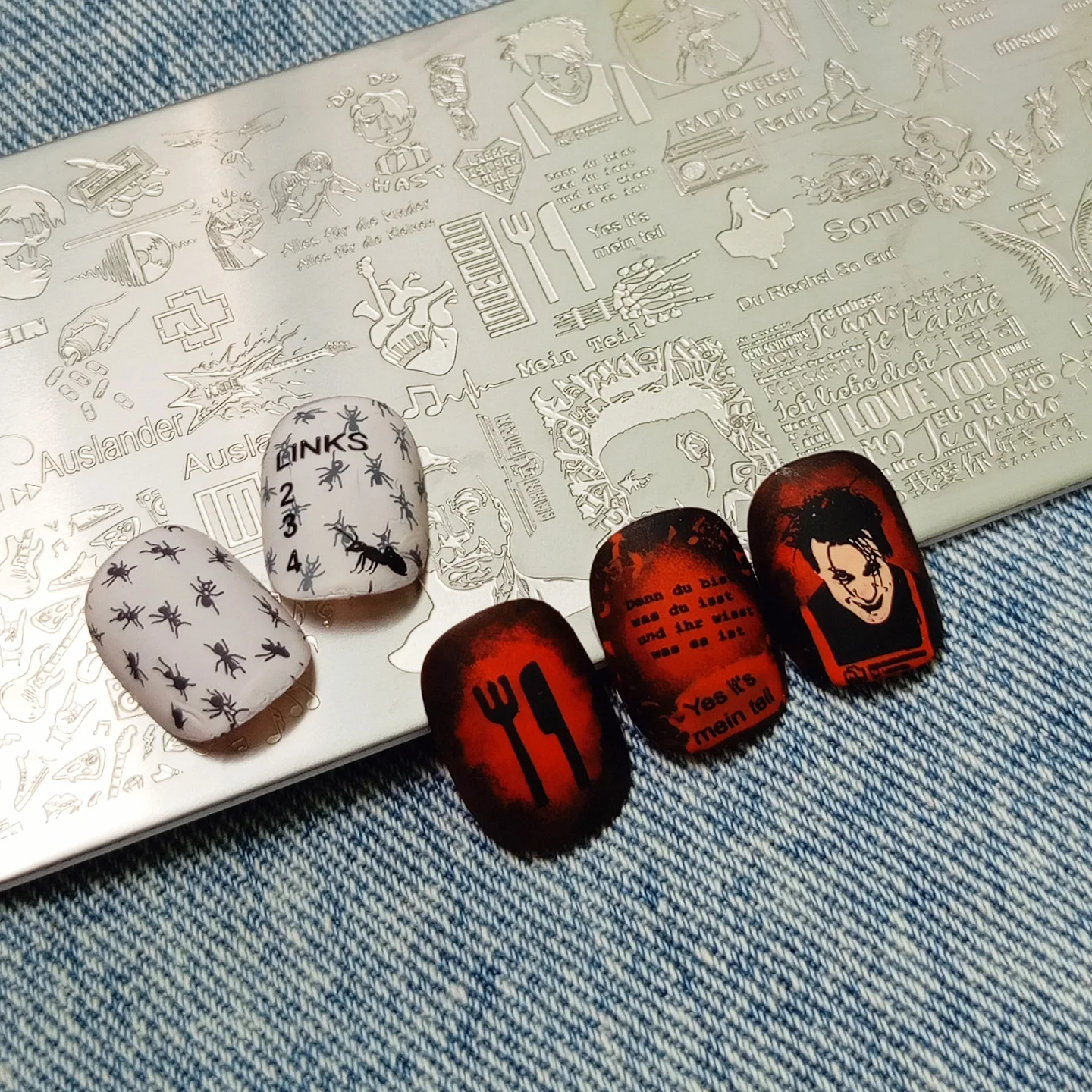 XMQ NAIL ART STAMPING PLATES CARTOON TEMPLATES LETTERS IMAGEPLATES