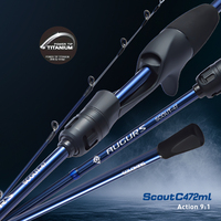 SOLOKING SCOUT47 Webfooted Rod Octopus Squid Cuttlefish Fishing Rod 9:1 Action Jigging Boat Sea Fishing Rod  61g Light Weight