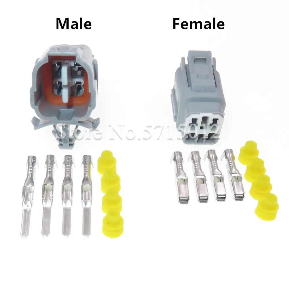 4 Hole Waterproof Car Electrical Wire Connector Automotive Crimp Plug Socket 6188-0217 6189-0372
