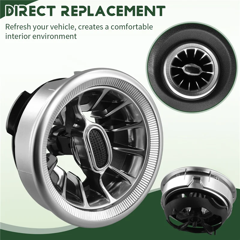 -ESTR – Console avant intérieure de voiture, climatisation, ventilation AC Turbo, pour Mercedes Benz classe V EQV Vito Viano Valente Metris W447