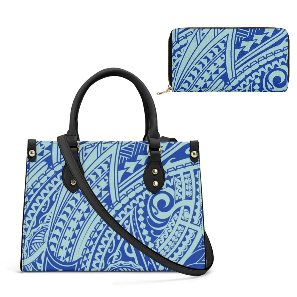 

Customized Wholesale Polynesian Handbags, Travel Shopping Bags, Women'S Printed Large-Capacity Women'S Bags, New Combo Sets