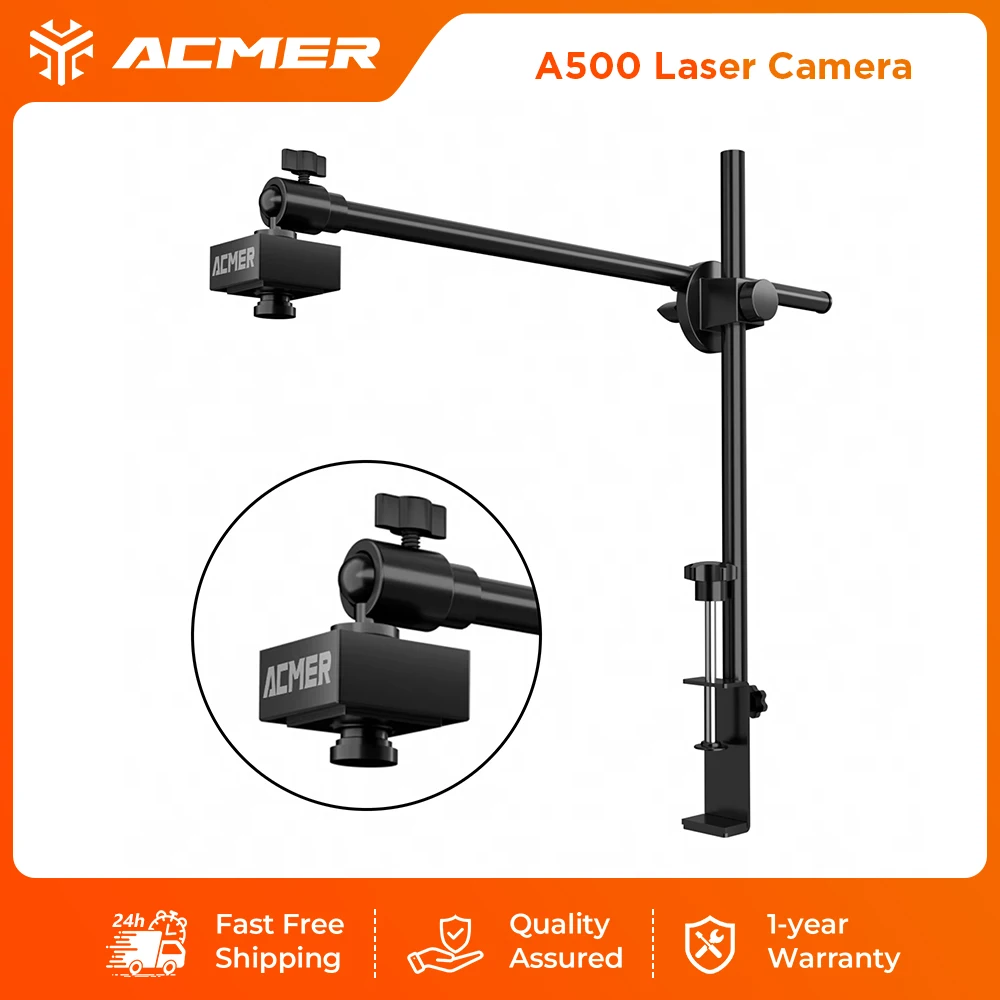 

ACMER A500 Position Camera 5MP 100°Pixel Wide-angle 450x450mm Working Area For ACMER P1 S Pro/P2/P3 Series Laser Engraver