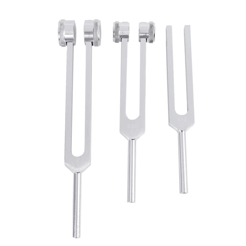 مجموعة ABLQ مكونة من 12 قطعة من شوكة الرنانة الحسية المصنوعة من الألومنيوم C 128 256 512 #5