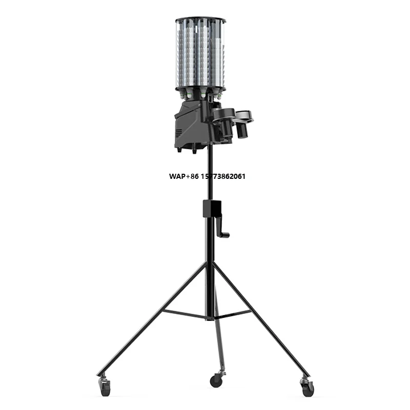 Smart Programmable Badminton Shuttlecock Launcher Feeder Machine with APP Remote Control for Club Training