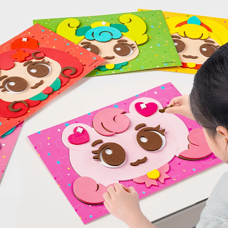 

Catch Teenieping EVA 3D Stereoscopic Stickers Creative Sea Theme Toys for Girls Animation Derivative Collectible Artwork