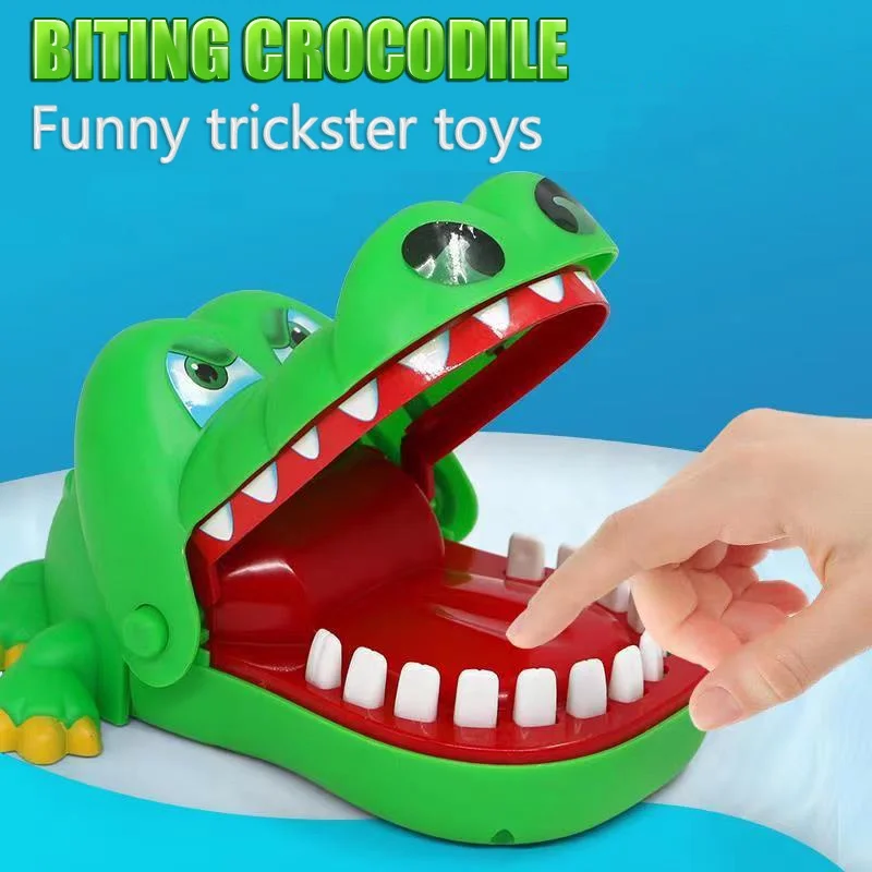 Jouet de Dentiste Mordant les Doigts de Crocodile, Jeu Amusant de ixpour Enfant