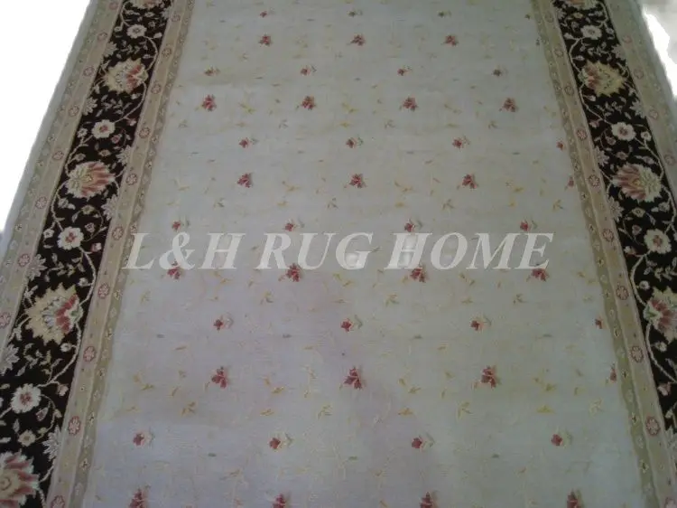 Free shipping 5'X8'160 Line Hand-knotted  Wool and silk Oriental Persian carpet handmade Persian carpet