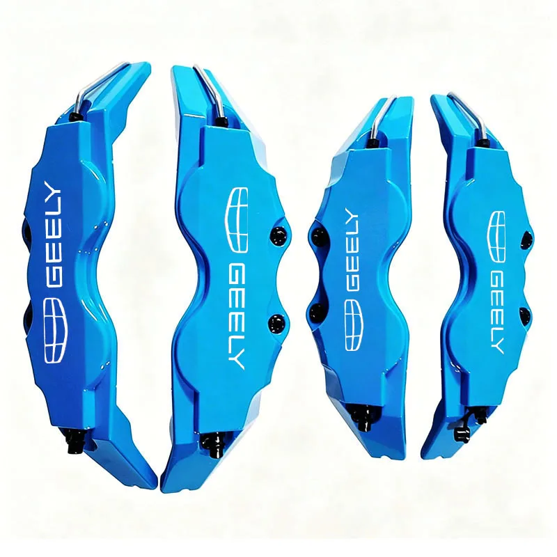 4 Or 2 Pcs Plastic With White Sticker Disc Brake Caliper Cover For Geely Emgrand Gc6 Gc7 Gx7 X7 Lc Ec8 CK ATLAS CK2 CK3 GT view 5