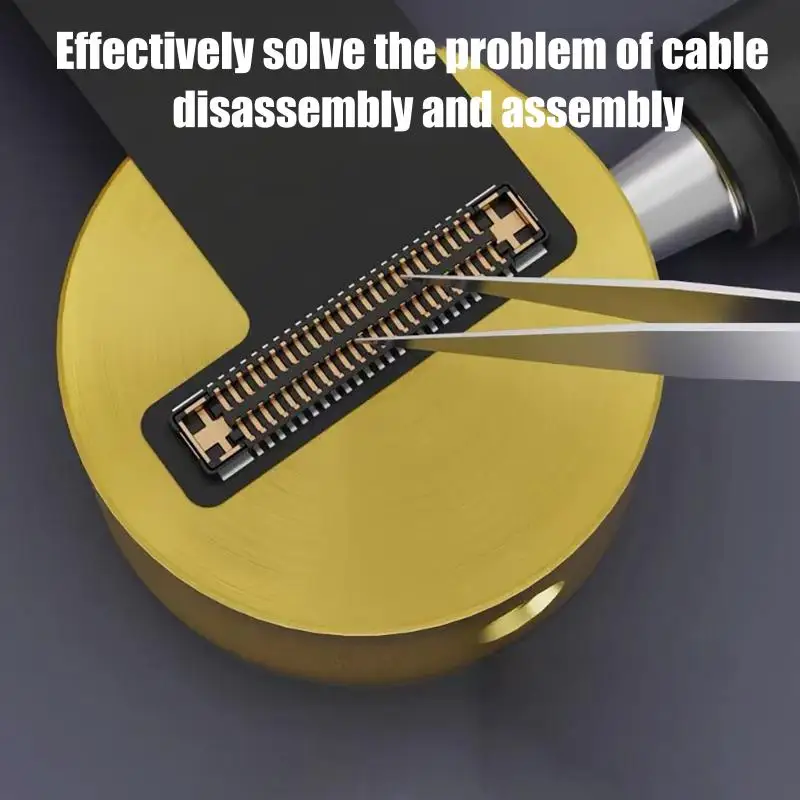 D6 Red Flame Mini Soldering Station - Quick Disassembly Tool for Ribbon Flex Cable Sockets & Phone Repair