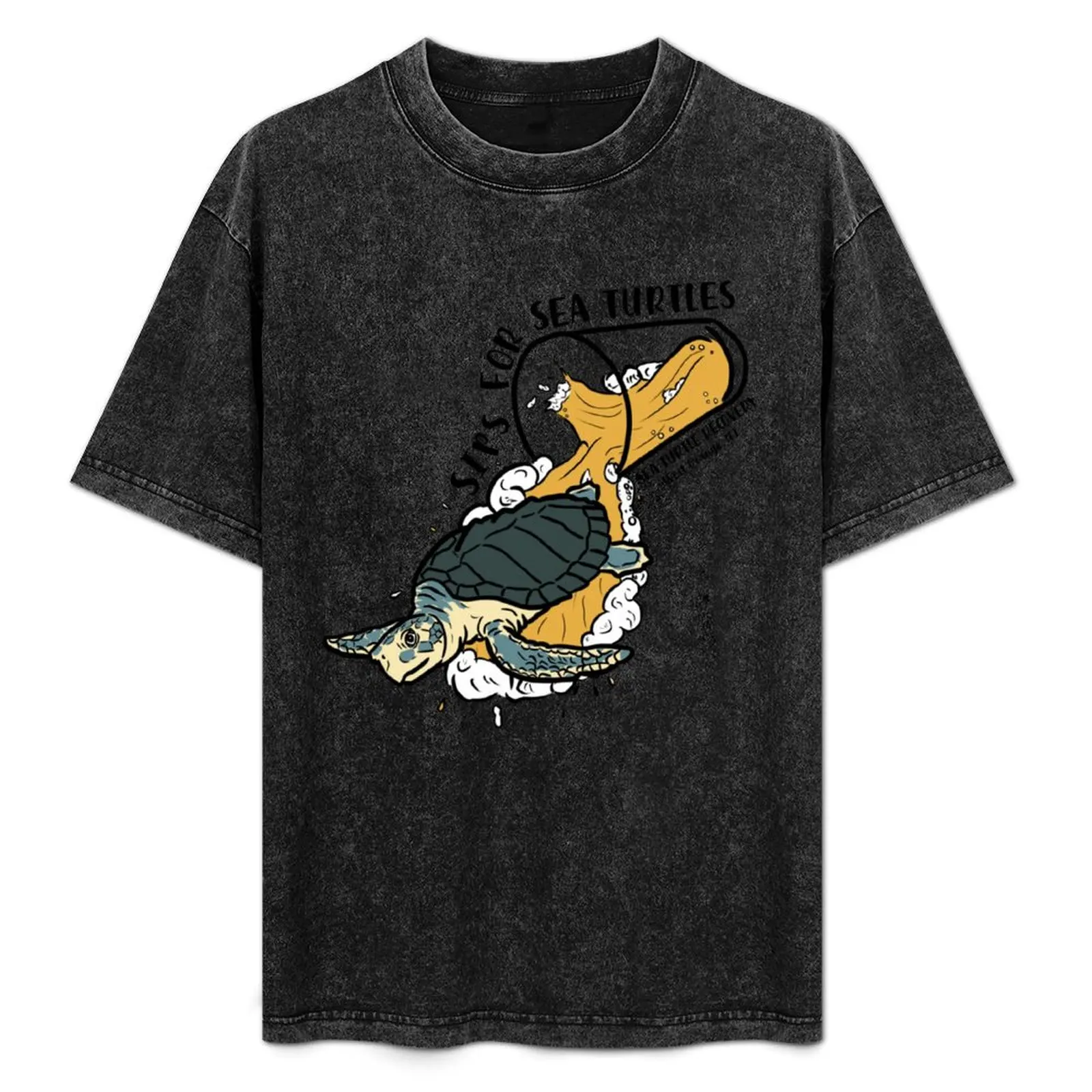 

Sips for Sea Turtles 2022 T-Shirt Plus Size Basic Cotton T-Shirt