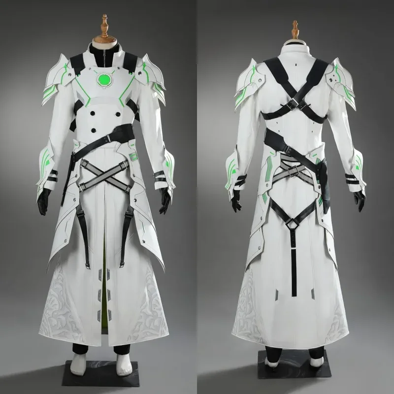 

FC6Teen Sephiroth Cosplay Costume FF7 Ever Crisis Sephiroth Leather Costumes Full Set and Single Items Are Sold Custom Size@FC8！