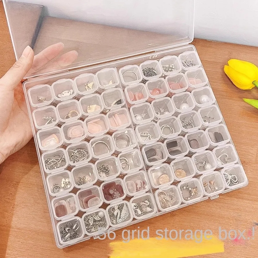 Caja de almacenamiento de joyería para prevención de oxidación, almacenamiento separado, organizador de joyas a prueba de polvo, caja de almacenamiento de anillos Simple Popular a la moda