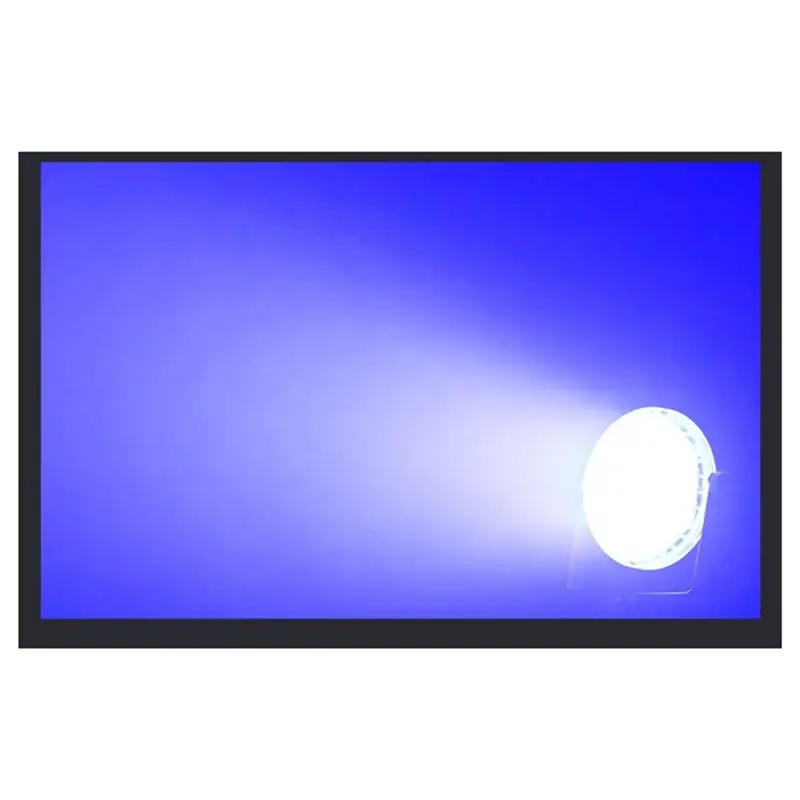 A93E-Party DJ Disco Strobe Light 60 LED RGBW Par Lights, Remote Control Activated Stage Light US Plug