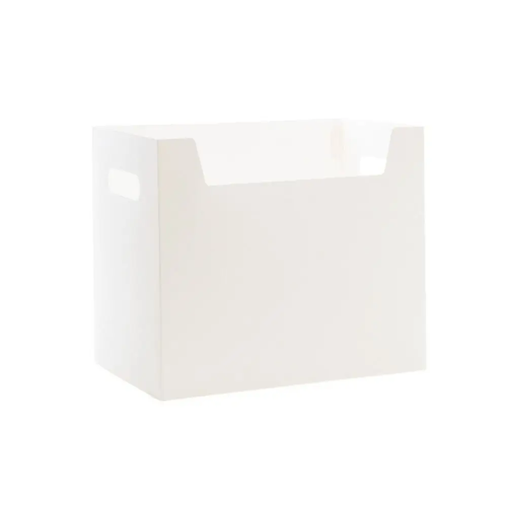 Sundries Storage Box Folding File Storage Box Paper Organizer Transparent Document Holder Hand-held Large Capacity