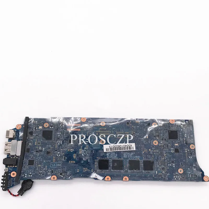 CN-031KTC 031KTC 31KTC CAZ00 LA-D841P Mainboard For Dell XPS 13 Series 9360 W/ SR340 I5-7300U CPU Laptop Motherboard 100% Tested