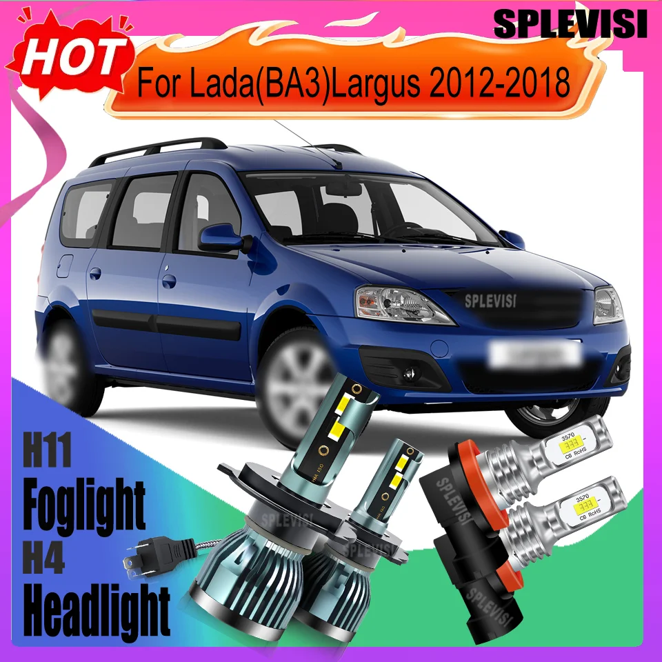 

Светодиодные противотуманные фары, прямая замена, идеально подходят для безопасных ночных поездок для Lada (BA3)Largus 2012 2013 2014 2015 2016 2017 2018