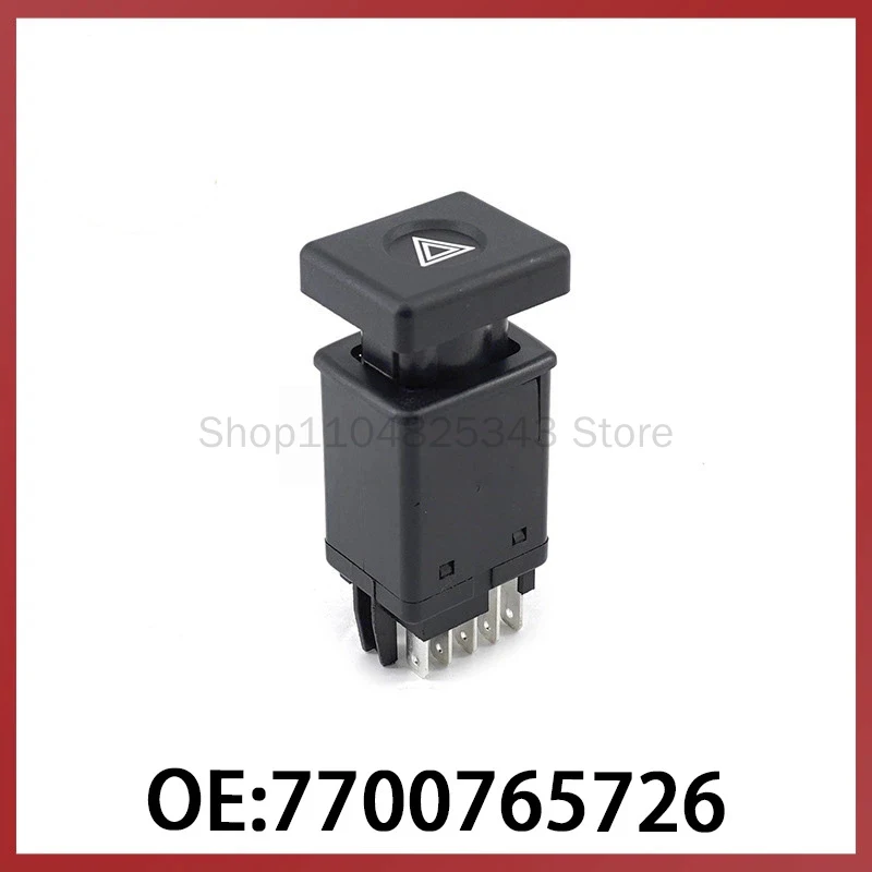

7700765726 Applicable to Renault R9 car hazard warning lights double flashing emergency switch alarm light button switch