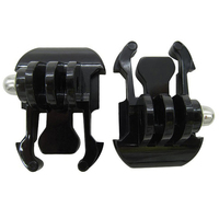 2Pcs/lot Quick Release Mount Vertical Buckle Clip Mount For Gopro Hero 10 9 8 7 6 5 4 SJ4000 SJ5000 Xiaomi YI 4K II Acesories