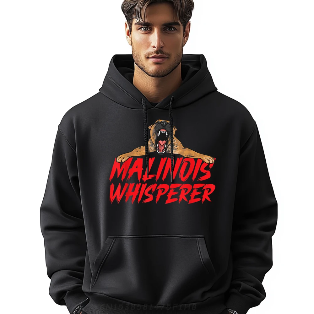 

Belgian Malinois Whisperer Belgian Shepherd Funny Sweatshirt Classic Long Sleeve Mens Sweatshrt Casual Summer Hoodies O Neck