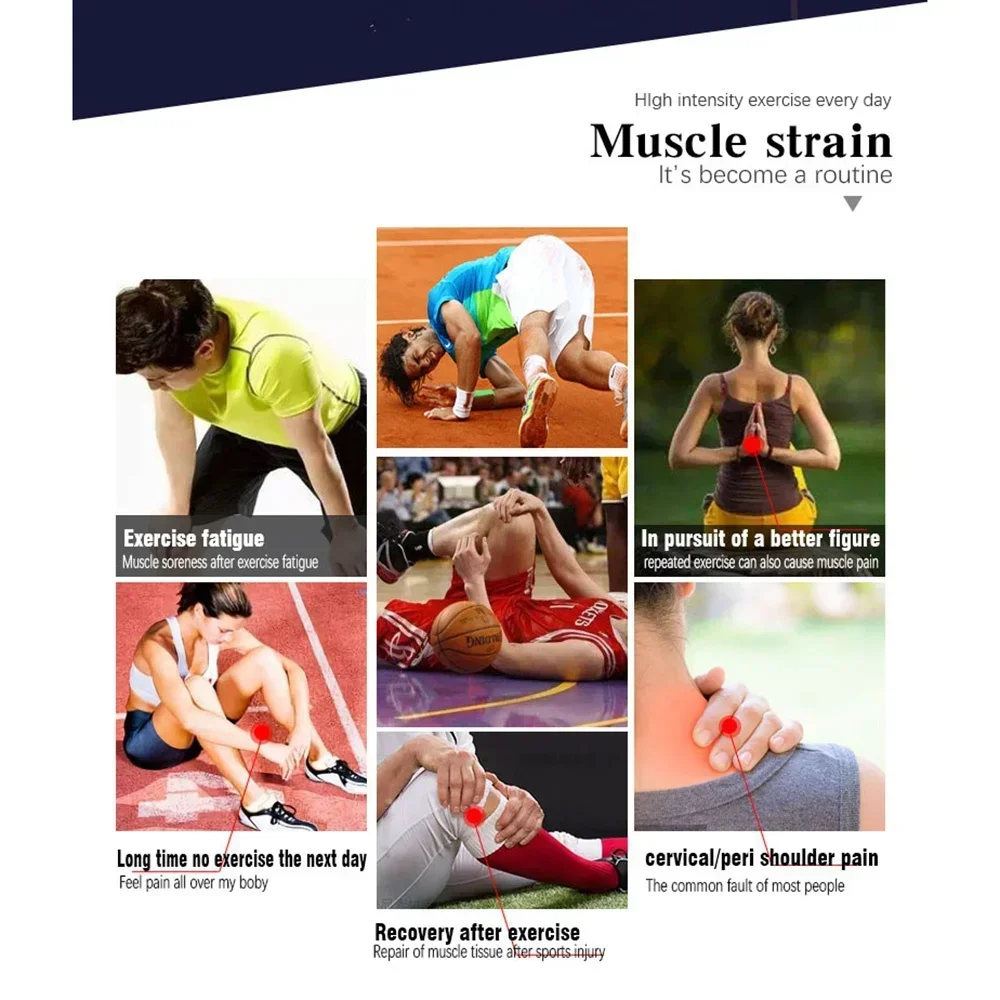 5M Sports Elastic Recovery Tape Waterproof Gym Muscle Pain Relief Bandage Functional Sports Strap for Knee Injury Rehabilitation