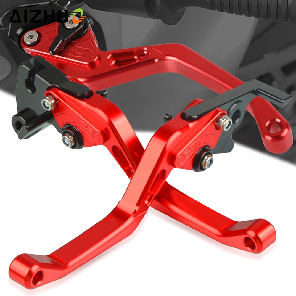 AK 550 CNC Adjustable Short Brake Clutch Levers FOR KYMCO AK550 2020 2019 2018 2017 ALLYEARS Motorcycle Accessories Handbrake