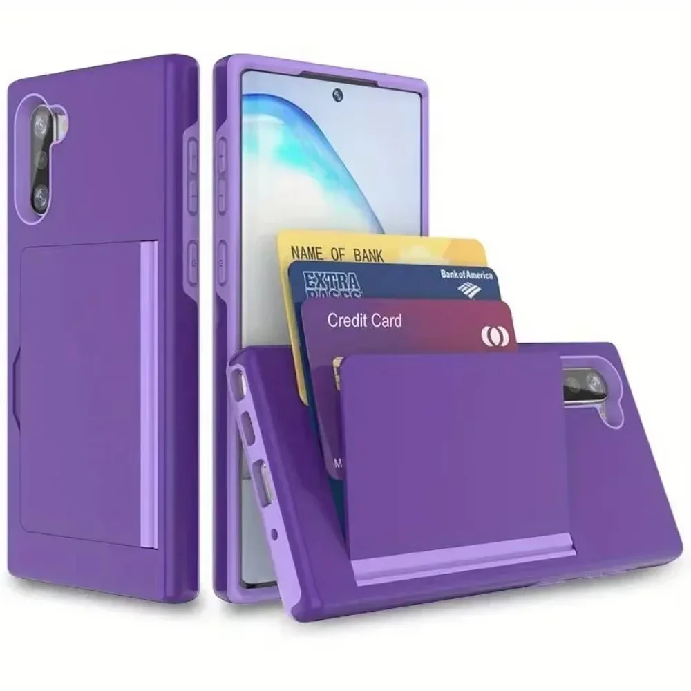 Wallet Case For Samsung Galaxy S21 Ultra S21plus S21+ FE Case Business Candy Color Card Slots Cover For Samsung S 21 FE Plus