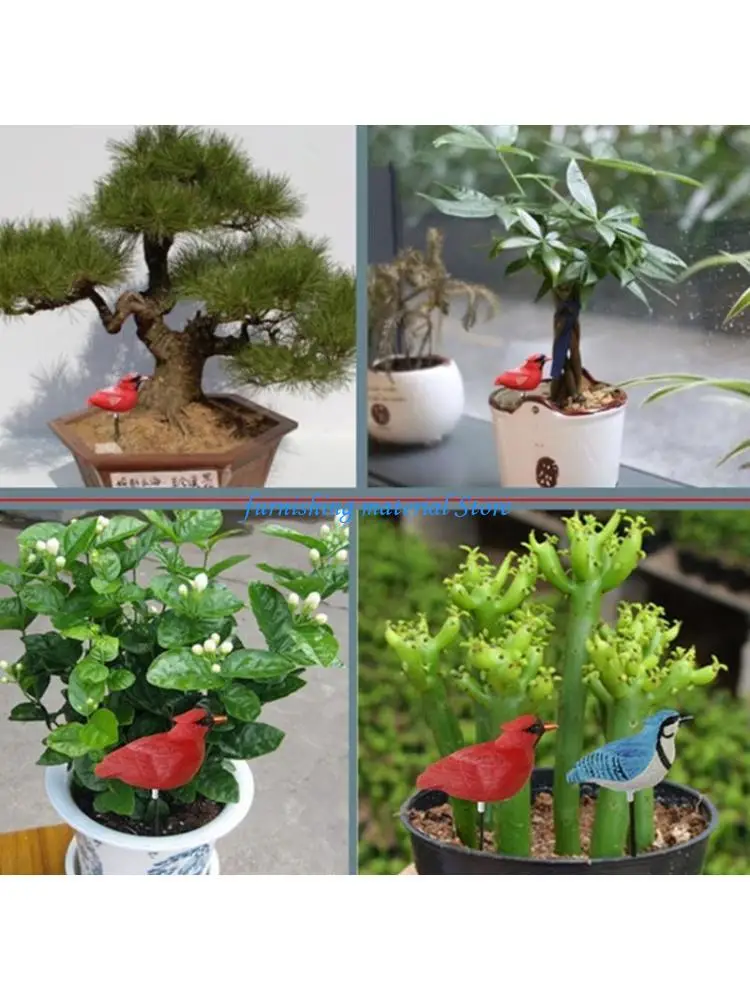 

Y5GD Chirping Bird Bonsai Soil Moisture Meter Plant Watering Alarm Water Tester