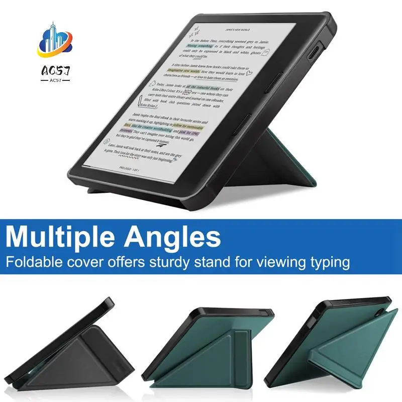 

AC57-Suitable For KOBO E-Book Kobo Libra Colour Tablet Protective Cover Transformers Style Wear-Resistant And Anti-Peeling