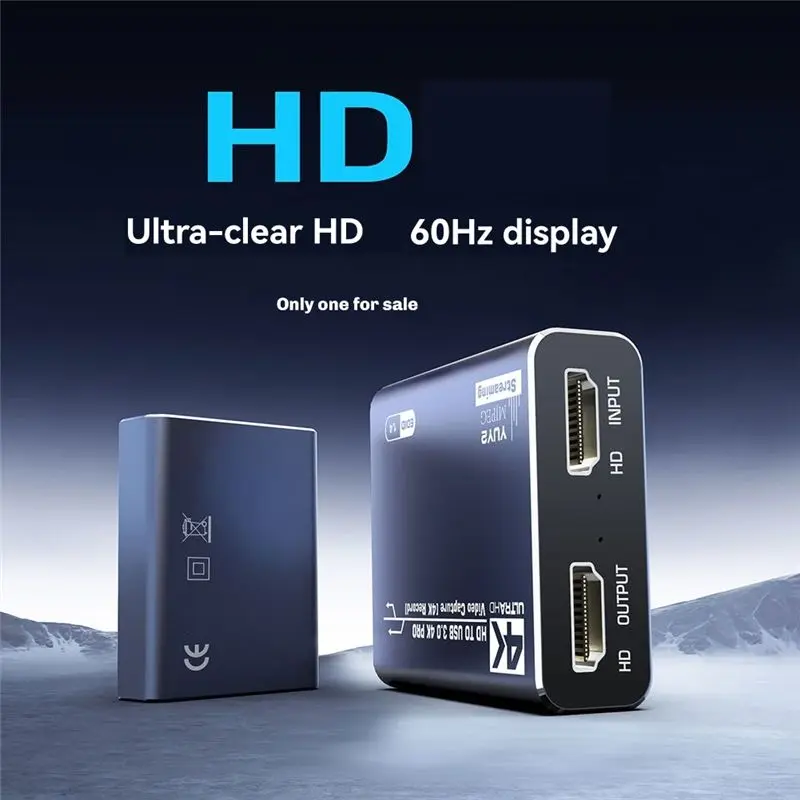M51K-Game Capture Card 4K 60Hz -Compatible USB 3.0 1080P 60Fps Recorder For Live OBS Video Capturing