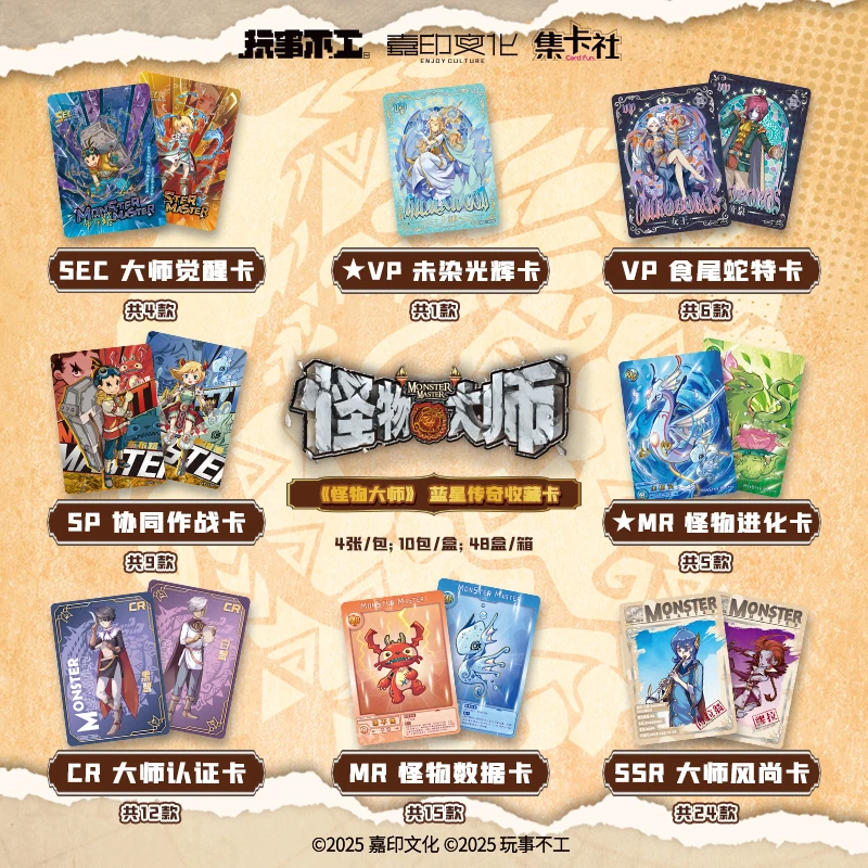 بطاقات مونستر ماستر الأصلية سلسلة بلو ستار ليجند كابوبولو سيلينا بطاقات مجموعة أنيمي بطاقات ألعاب هدايا #6