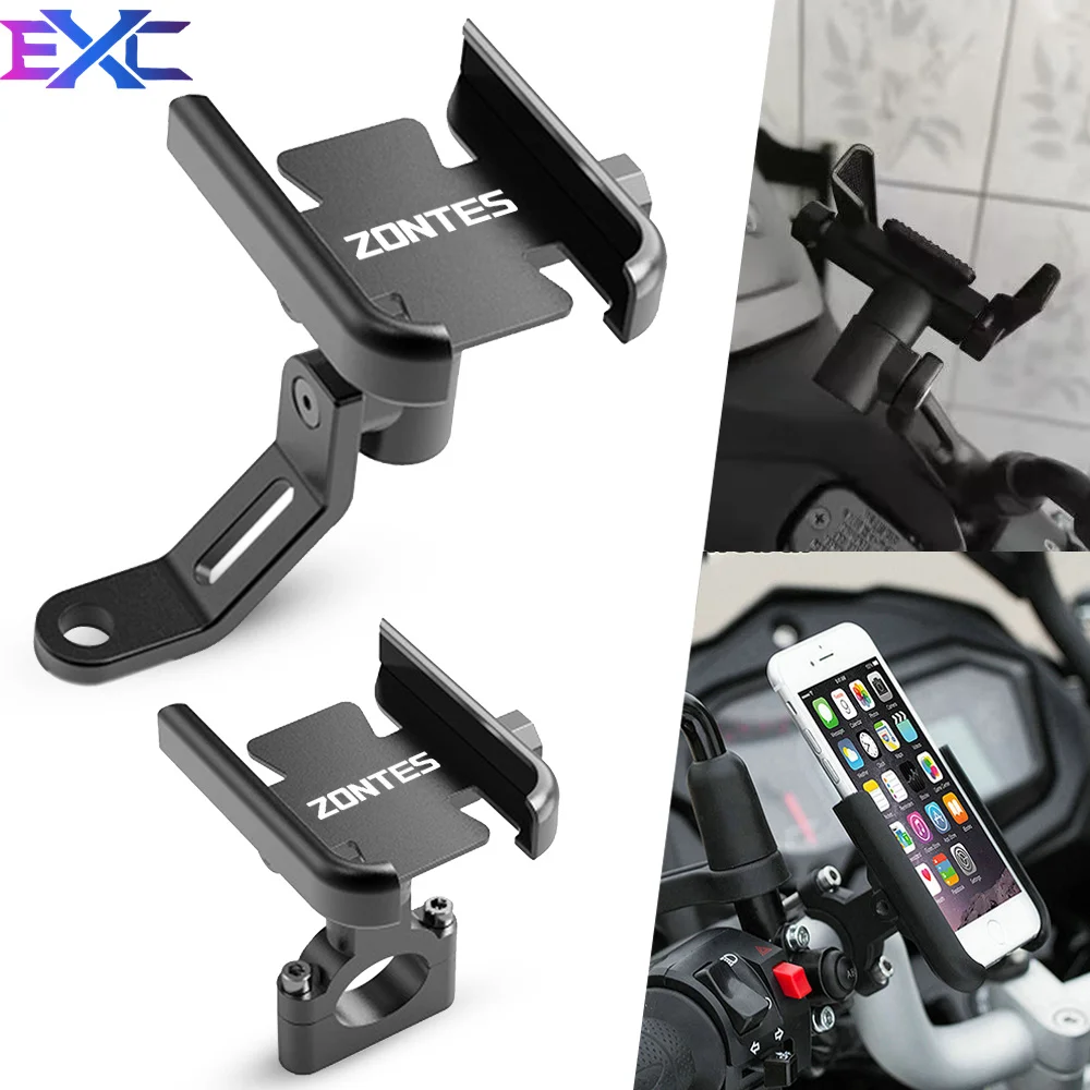 

For Zontes G1 125 ZT125 G1 ZT125U ZT 125 U ZT 310X ZT310R Motorcycle Bicycle Mobile Phone Holder Handlebar GPS Stand Bracket