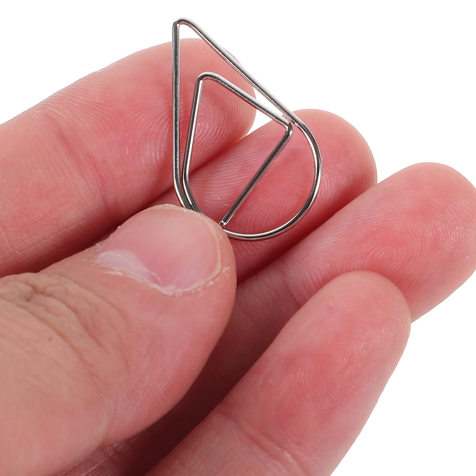 100 Pcs Paper Clip Clips Small Office Paperclips Marking Document Fixing Accessories File for Crafts Steel Wire