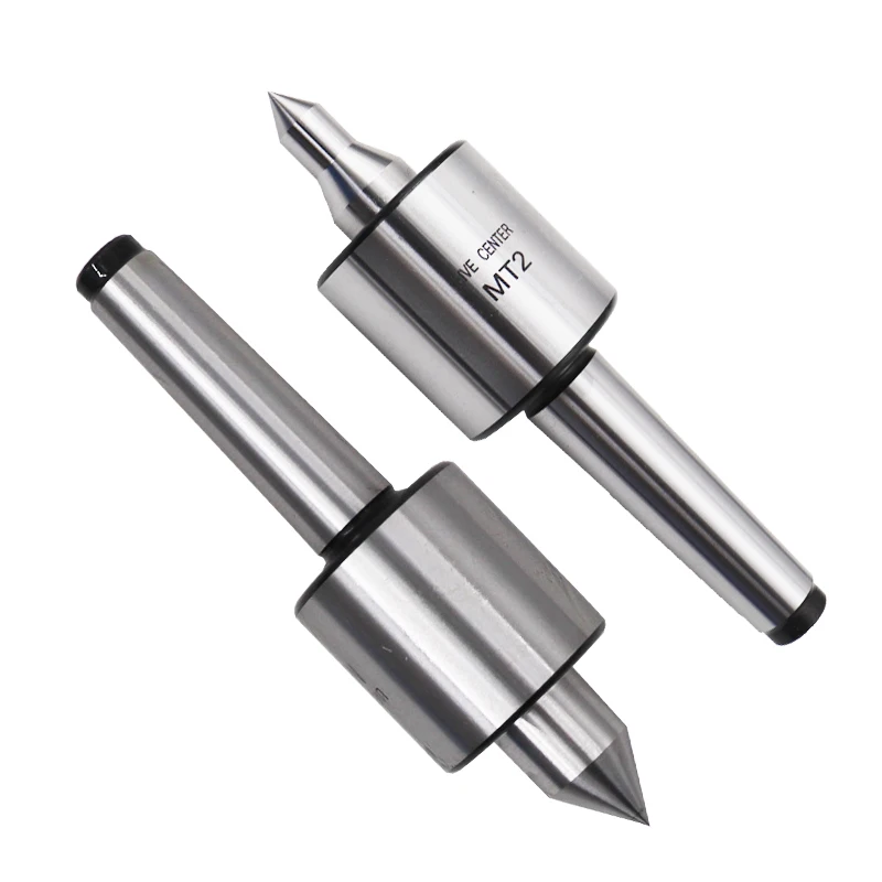 MT2 Live center Taper Tool Triple Bearing thimble rotary center tip lathe movable center cone cutter rotary