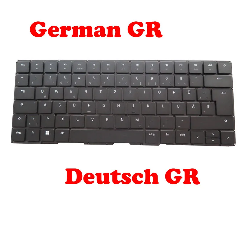 Laptop Backlit Keyboard For RAZER Blade 17 RZ09-0423 RZ09-0423E RZ09-0423N RZ09-0423P France FR/German GR/NE/SP