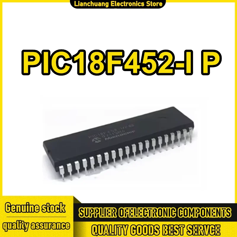 PIC18F452-I/P DIP40 microcontroller chip in stock