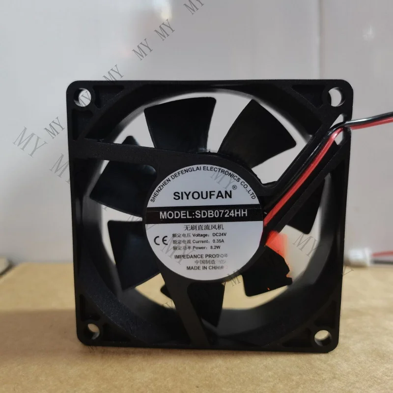 

TT 1 PCS for SIYOUFAN Fan SDB0724HH DC24V 0.35A 70*70*25mm 2 wire cooling fan *wq