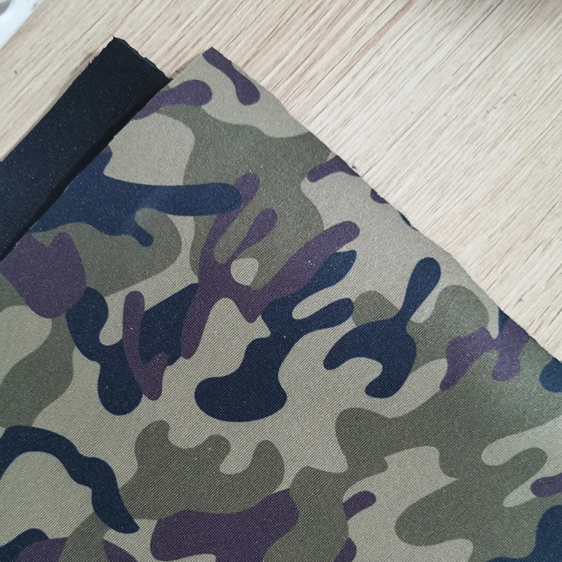 3 Sizes Printed Camouflage SBR Neoprene Diving Fabric For DIY Sewing Craft Clothing Bags Sportswear Materials Supplies