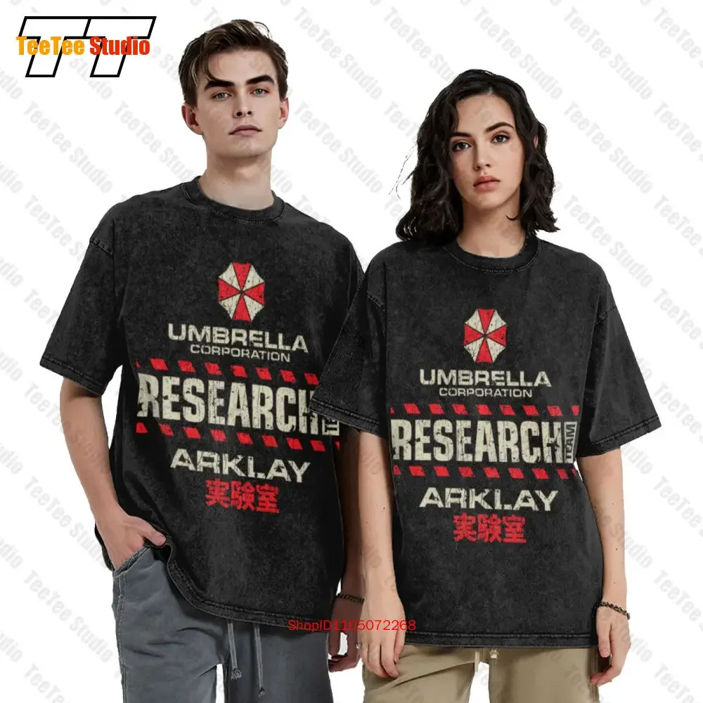 Arklay Lab Staff Vintage Oversized T-Shirt Resident Biohazard Evil ORLU