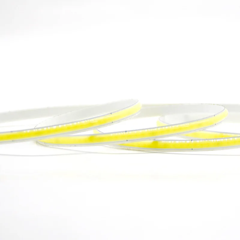 Tira de iluminación LED flexible COB, 12V, 5MM, rojo, azul, dorado, 3000K, 4000K