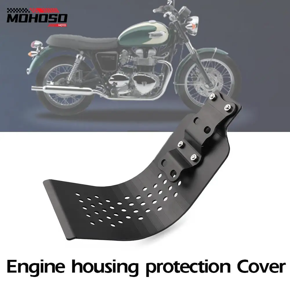 

Motorcycle Accessories Engine Housing Protection Skid Plate Bash Frame Guard For Scrambler T100 Steve McQueen Edition SE