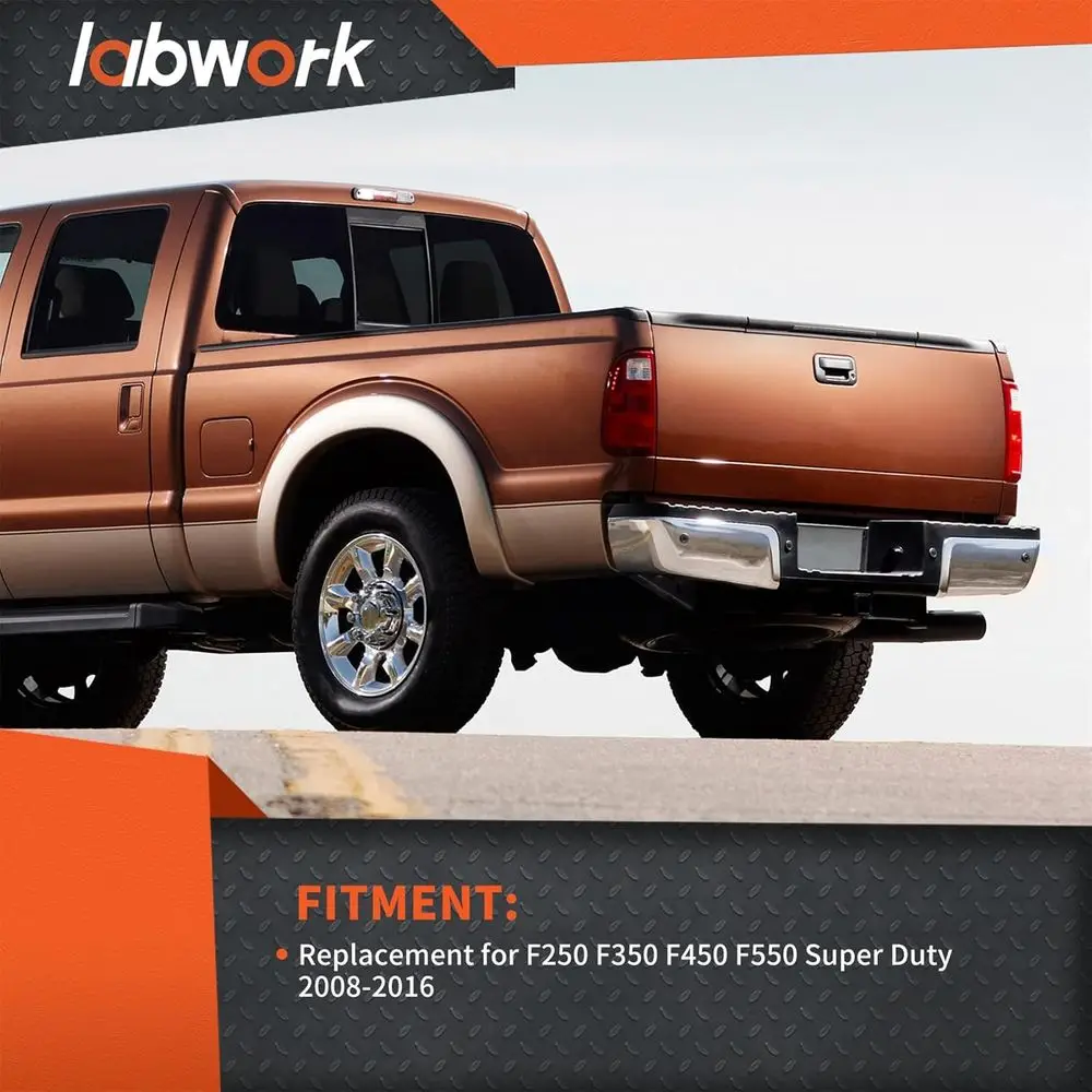 مصابيح خلفية بديلة ملونة باللون الأسود لأضواء الفرامل 2008-2016 Ford F-Series Super Duty F250-F550 #2