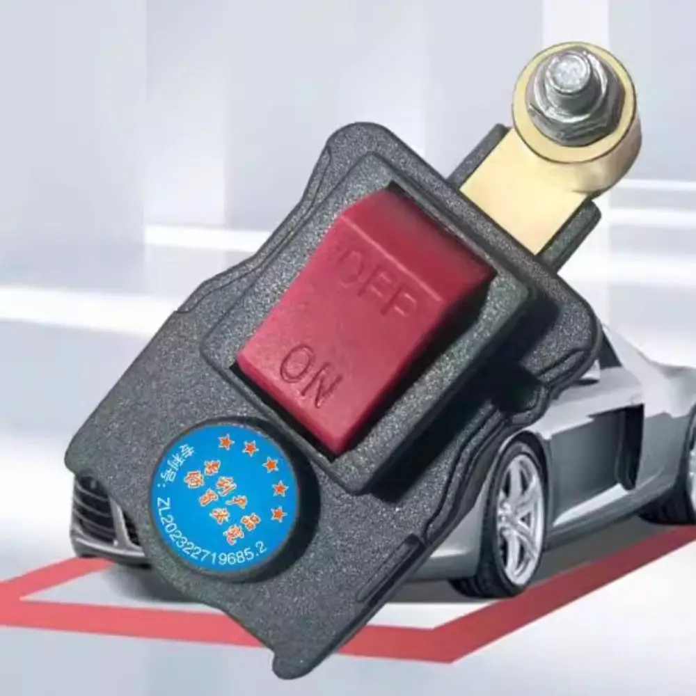 Heavy Duty Car Battery Disconnect Switch Pure Copper Kill Switch Master Power Cut Off Switch Rotate Disconnect One-key Power-off
