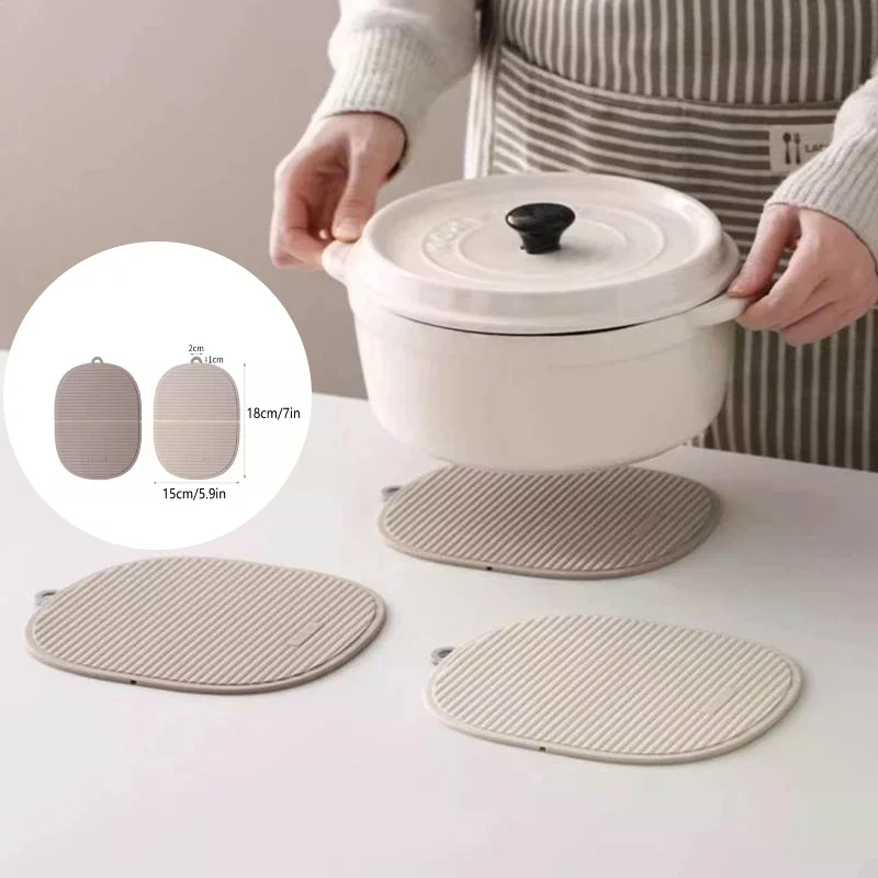 Silicone Trivet Mats Silicone Pot Holders For Hot Pots Pans Heat Resistant Counter Mats For Countertops Spoon Rest Coasters