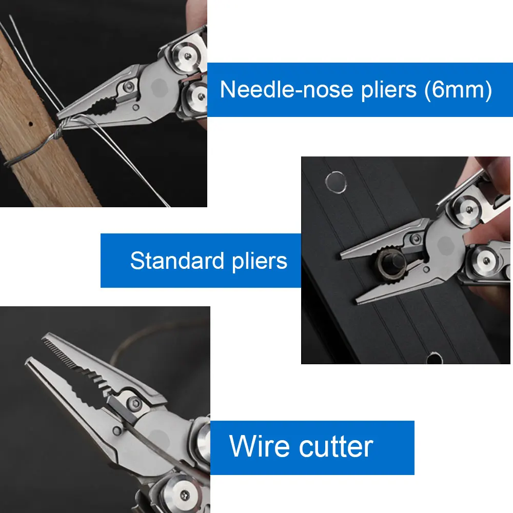 30 IN 1 Multitool Plier Cable Wire Cutter Folding Plier Outdoor Camping Multitool Pocket Mini Portable Folding Pliers